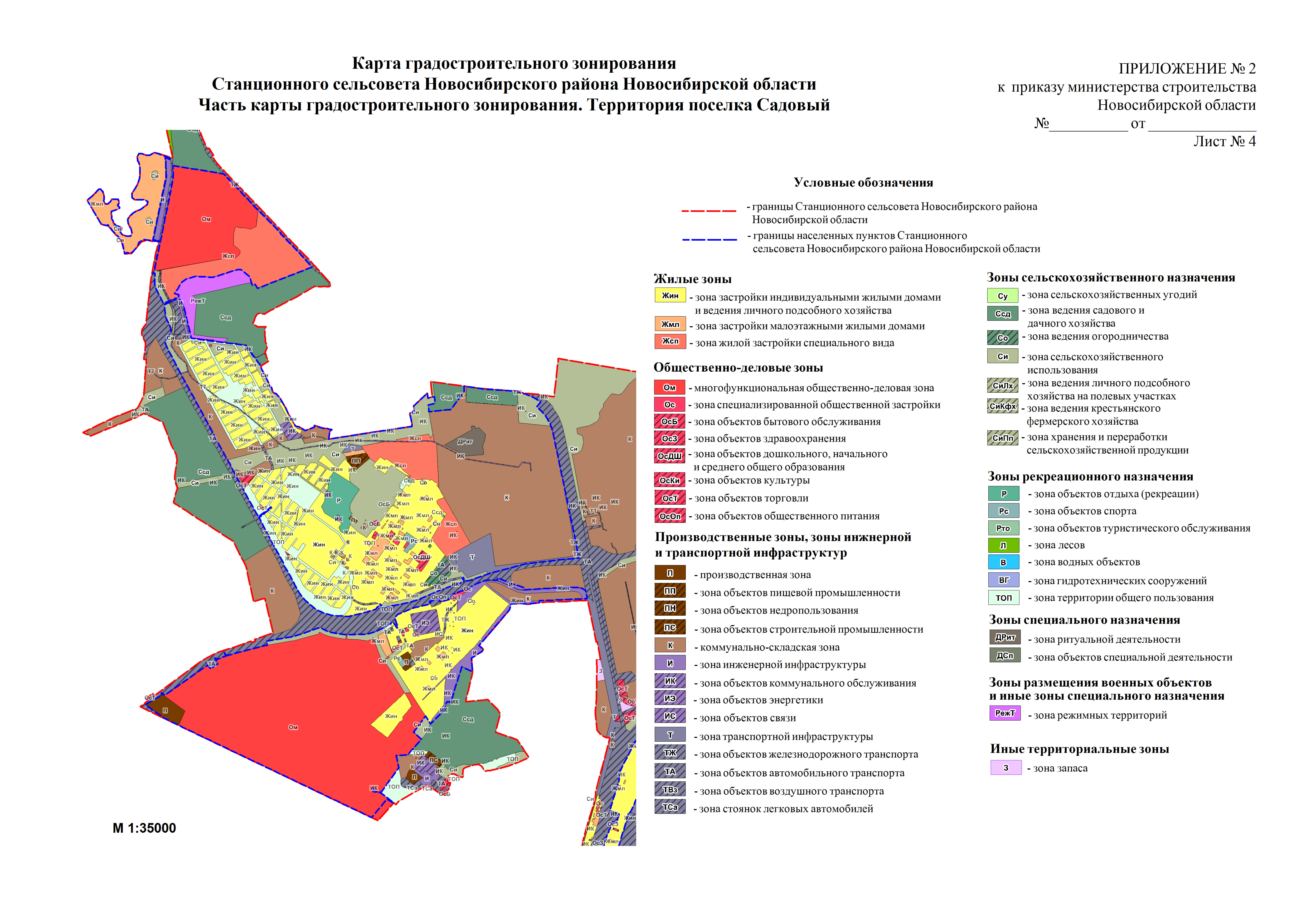 Градостроительный план новосибирска
